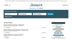 Desktop Screenshot of envirojob.fr